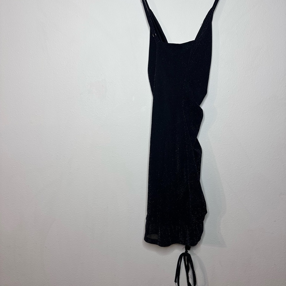 Lulu's Shimmering Black Evening Dress - Picture 4 of 4